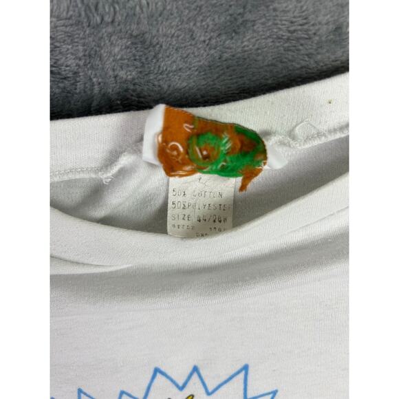 Vintage 1987 The California Raisins 3/4 Sleeve Sweatshirt Talent Night BJ Frog L - Picture 3 of 16